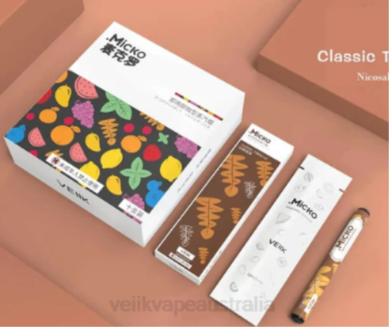 VEIIK Micko Disposable Vape 400 Puffs 310mAh 10pcs Multiple Flavors - VEIIK micko q Australia 2P66P56