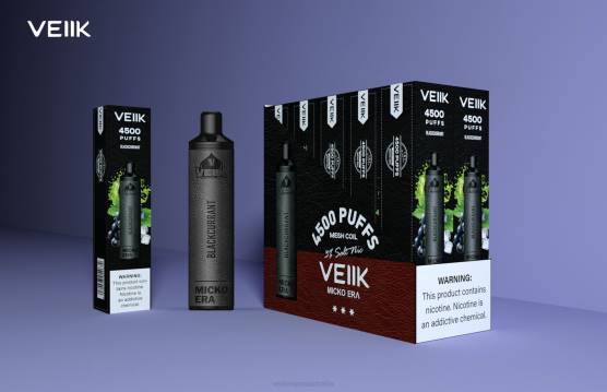 VEIIK Micko Era 4500 Puffs Disposable 30 mg Blackcurrant - VEIIK moos pod 2P66P9