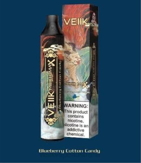 VEIIK Micko MAX Disposable Vape 1500 Puffs Blueberry Cotton Candy - VEIIK micko q Australia 2P66P46
