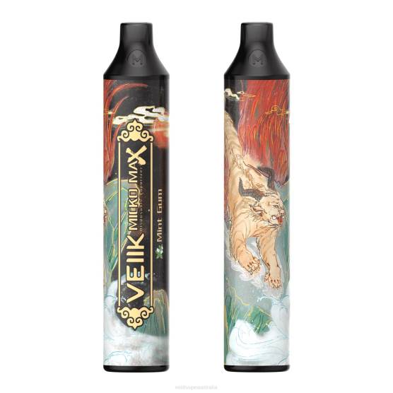 VEIIK Micko MAX Disposable Vape 1500 Puffs Mint Gum - VEIIK vape Sydney 2P66P50