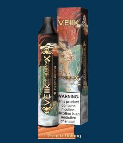 VEIIK Micko MAX Disposable Vape 1500 Puffs Peach Oolong - VEIIK vape price 2P66P51