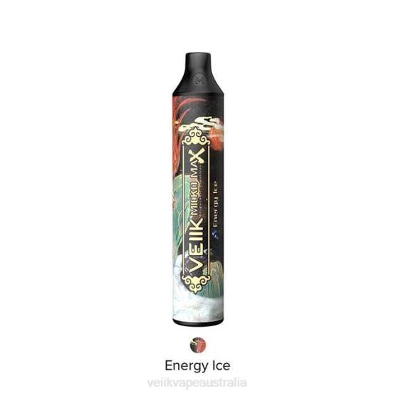 VEIIK Micko Max Disposable Vape 1500 Puffs Energy Ice - VEIIK vape Canberra 2P66P13