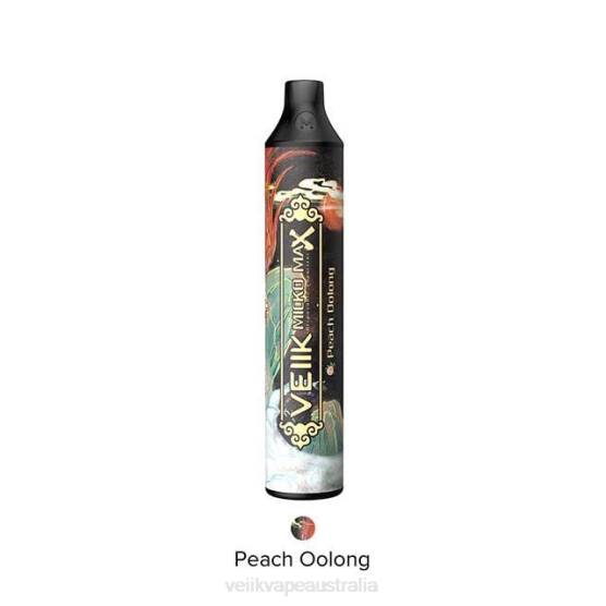 VEIIK Micko Max Disposable Vape 1500 Puffs Peach Oolong - VEIIK vape Australia 2P66P12