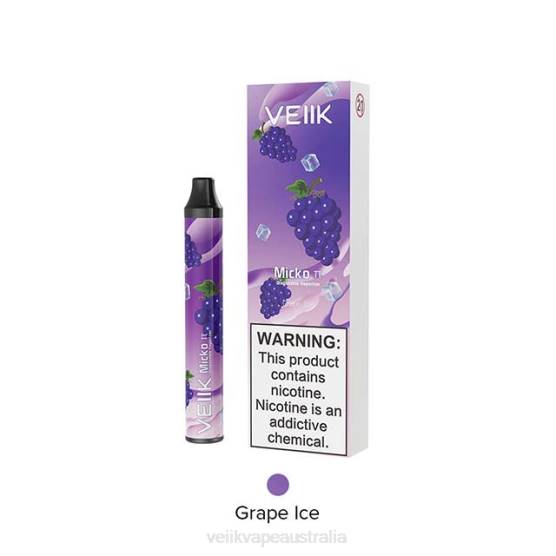 VEIIK Micko Pie Disposable Vape 600 Puffs Grape Ice - VEIIK cracker pod 2P66P18