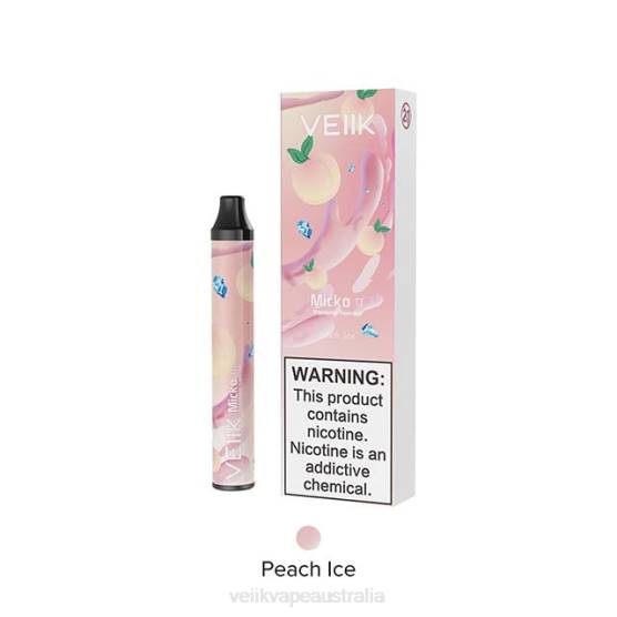 VEIIK Micko Pie Disposable Vape 600 Puffs Peach Ice - VEIIK vape Sydney 2P66P20