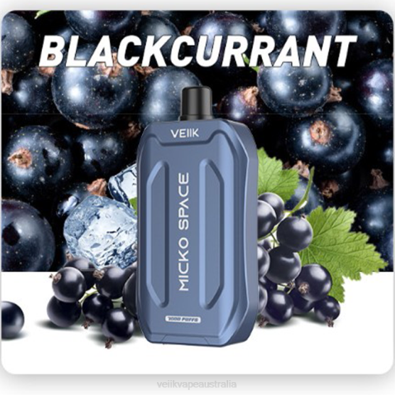 VEIIK Micko Space Disposable Vape 7000 Puffs Blackcurrant - VEIIK vape price 2P66P41