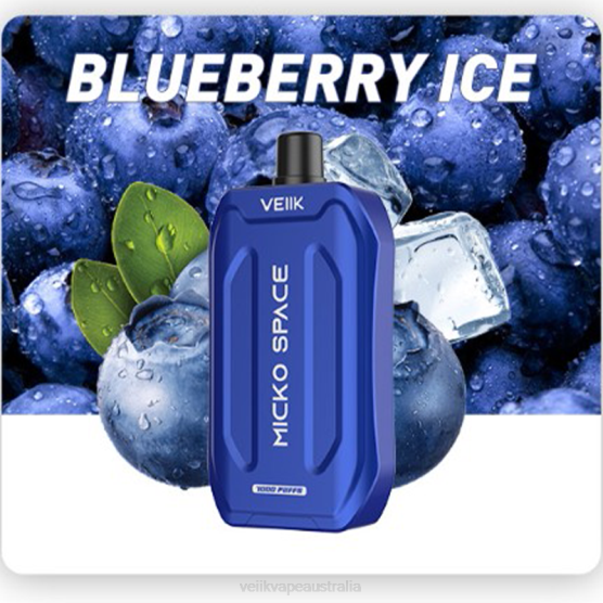 VEIIK Micko Space Disposable Vape 7000 Puffs Blueberry Ice - VEIIK cracker pod 2P66P38