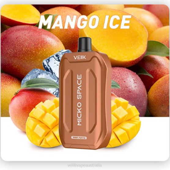 VEIIK Micko Space Disposable Vape 7000 Puffs Mango Ice - VEIIK vape Sydney 2P66P40
